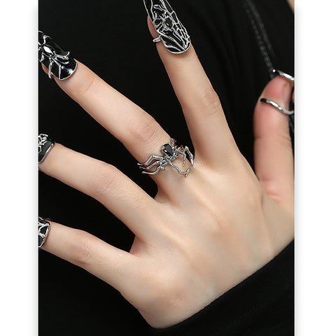 Metal Spider Ring