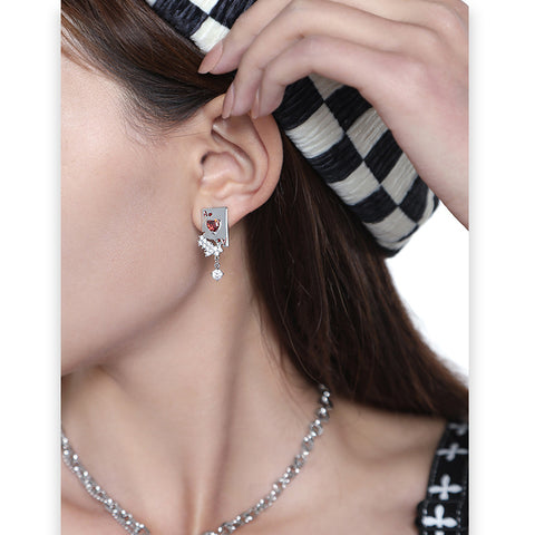 Poker Earrings