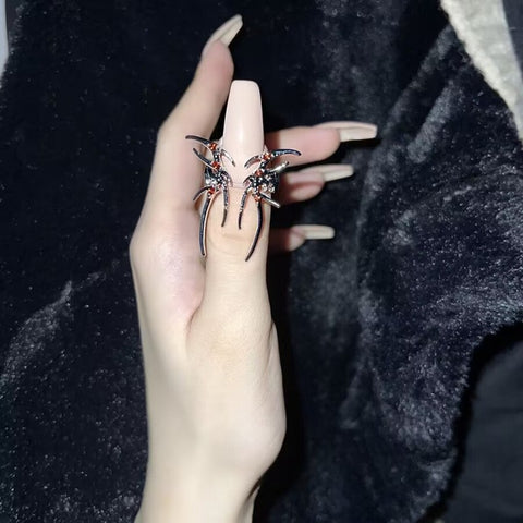 Blood Butterfly Index Finger Ring