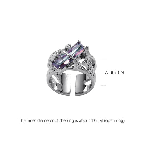 Zircon Open Ring