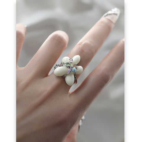 Resin Flower Ring