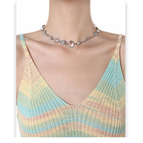 Transparent Pearl Necklace