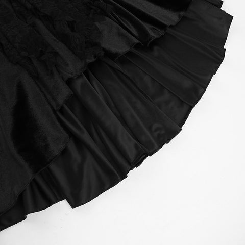 Gothic Slim Fit Hip-Hugging Fishtail Skirt