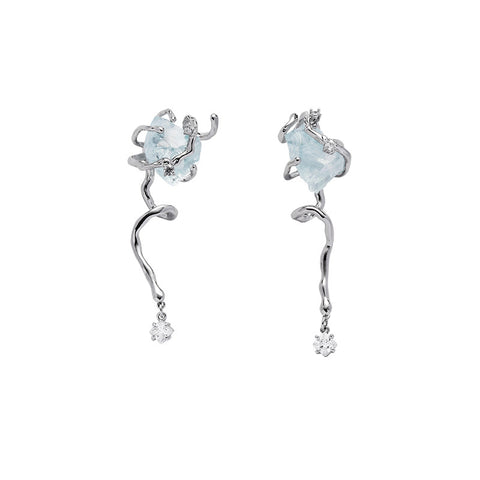 Blue Glacier Earring