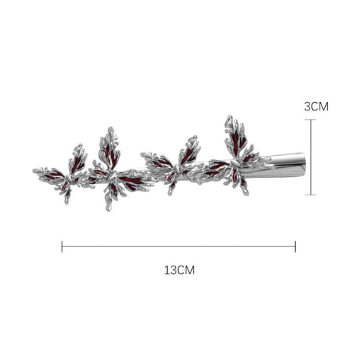 Red Butterfly Hairpin