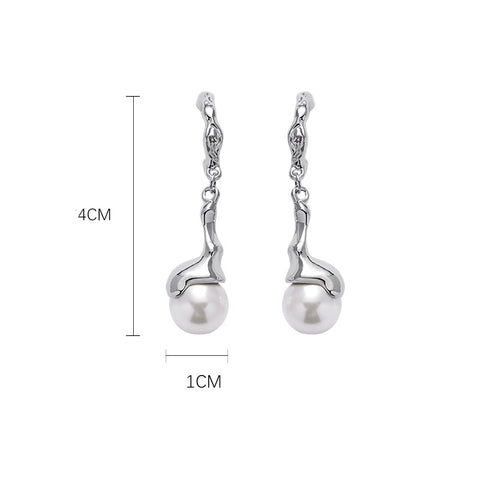 Irregular Pearl Earrings