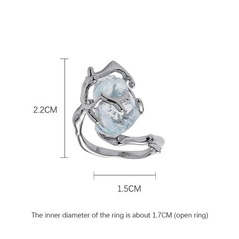 Blue Gletscher Ring