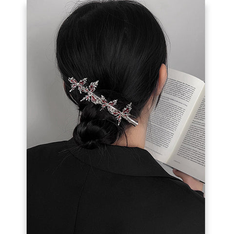 Red Butterfly Hairpin