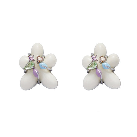 Resin Flower Earrings