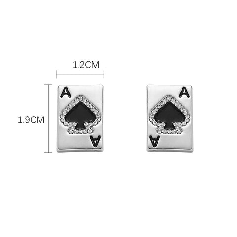 Poker Earrings