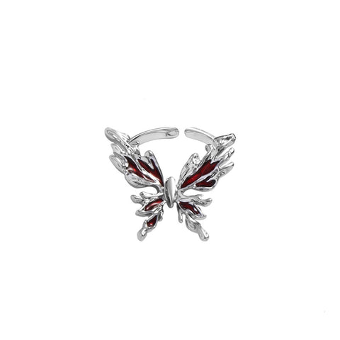 Red Butterfly Ring