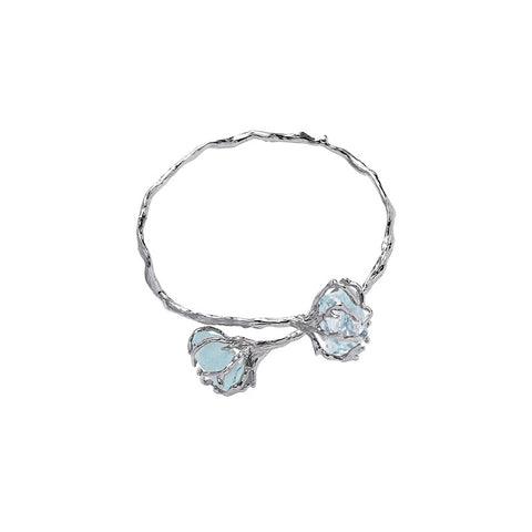 Bracciale glaciale blu