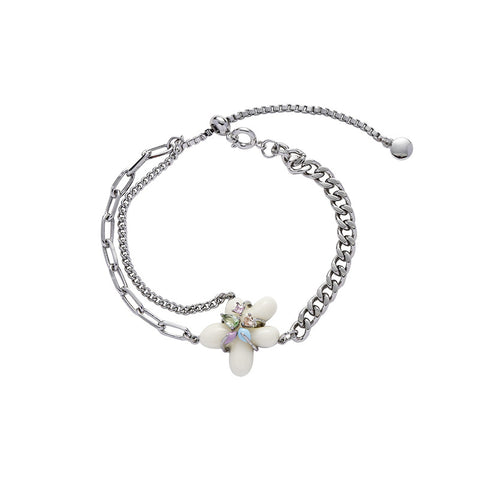 Resin Flower Bracelet