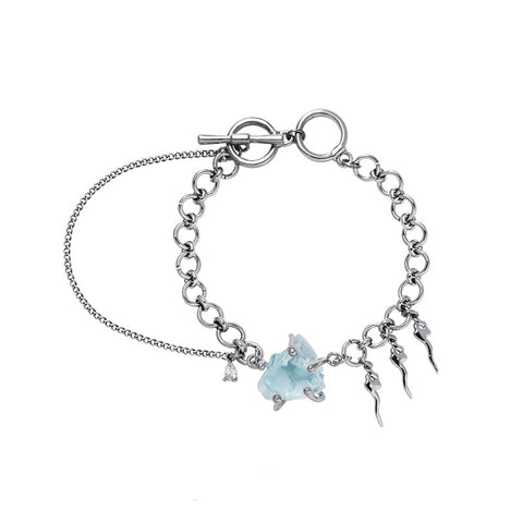 Bracciale glaciale blu