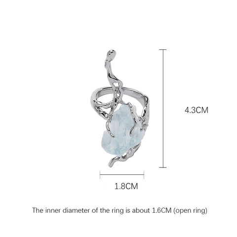 Blue Glacier Ring