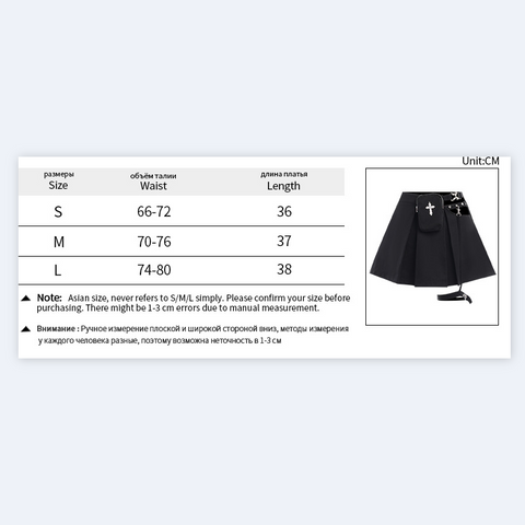 Spliced Top + Workwear Cross Pleated Skirt